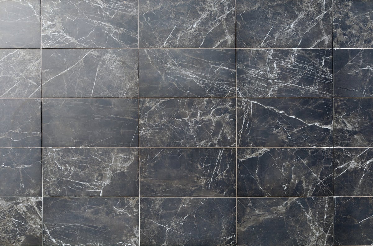 Polished marble lobby floor in a Manhattan commercial building